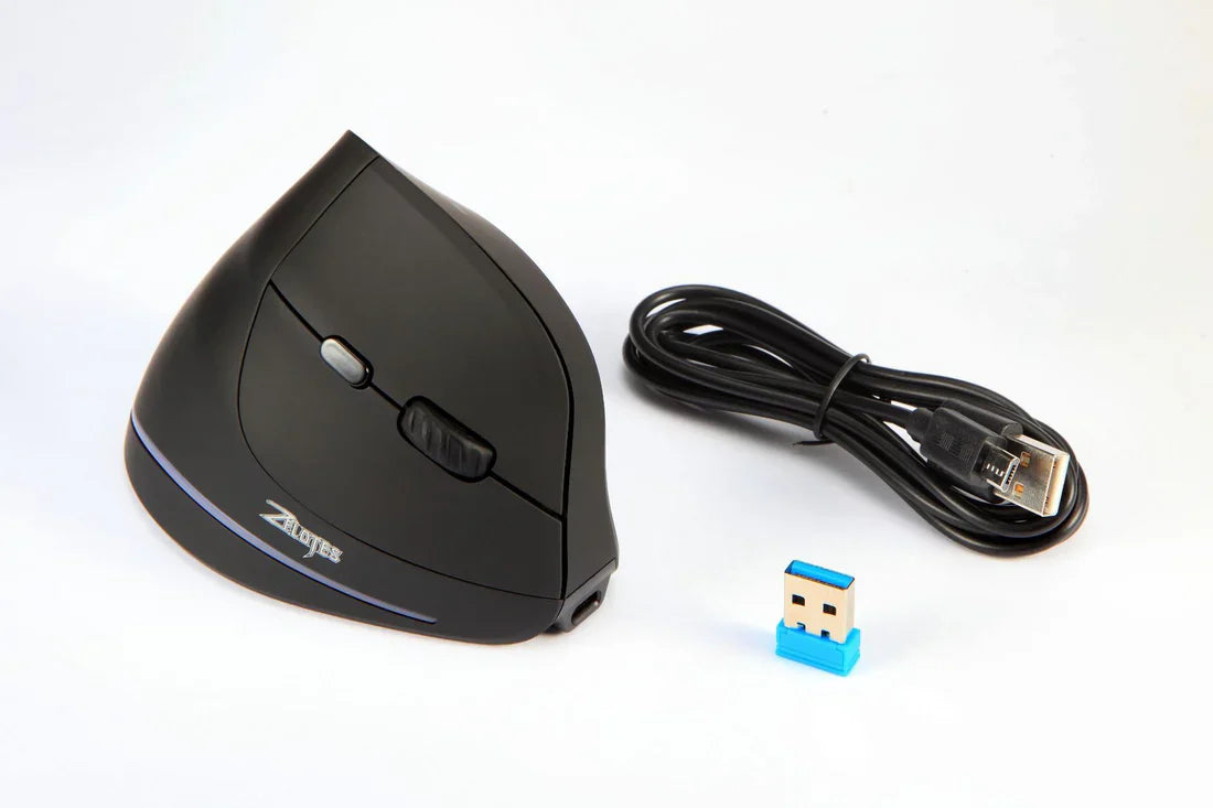 Wireless Charging Mouse 6-Button Vertical  Gaming Mouse F35